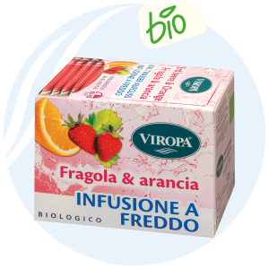 Bio Infusione a Freddo FRAGOLA e ARANCIA 15filtri VIROPA