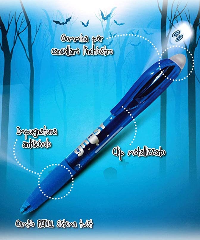 Penna cancellabile a scatto – Ghost 0,7 – Verde - immagine 3