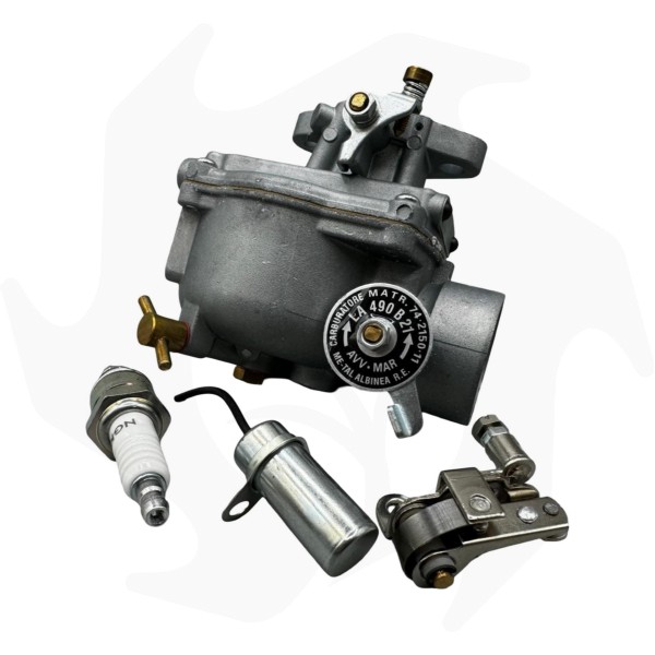 Kit carburatore, candela, puntine e condensatore Intermotor Lombardini LA400 – LA490 - immagine 3