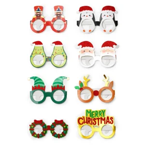 Legami Natale – Set 8 Occhiali di carta Natalizi