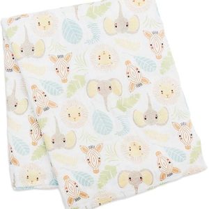 Mussola di Cotone Giungla 120x120cm Lulujo