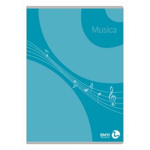 Maxi quaderno di musica – Pentagrammato A4