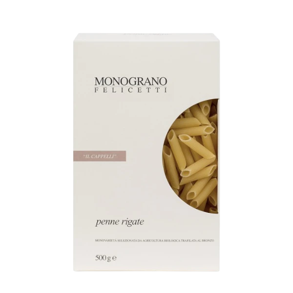 Pasta Felicetti Penne Rigate 169 Monograno Cappelli 500 gr