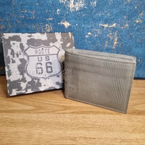 Portafoglio da uomo – Route 66 – Grigio