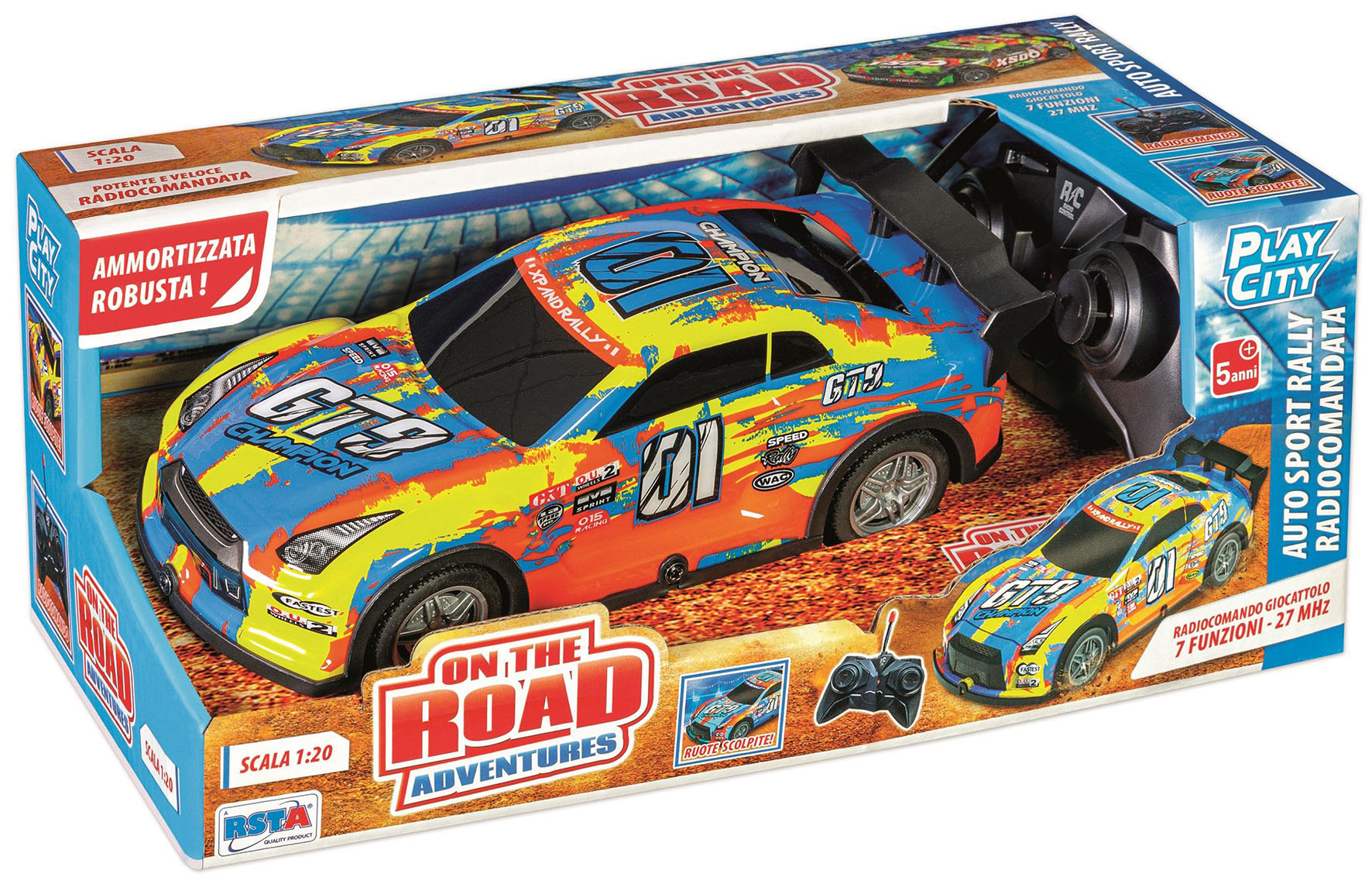 Radiocomando – Auto da rally in scala 1:20 - immagine 4