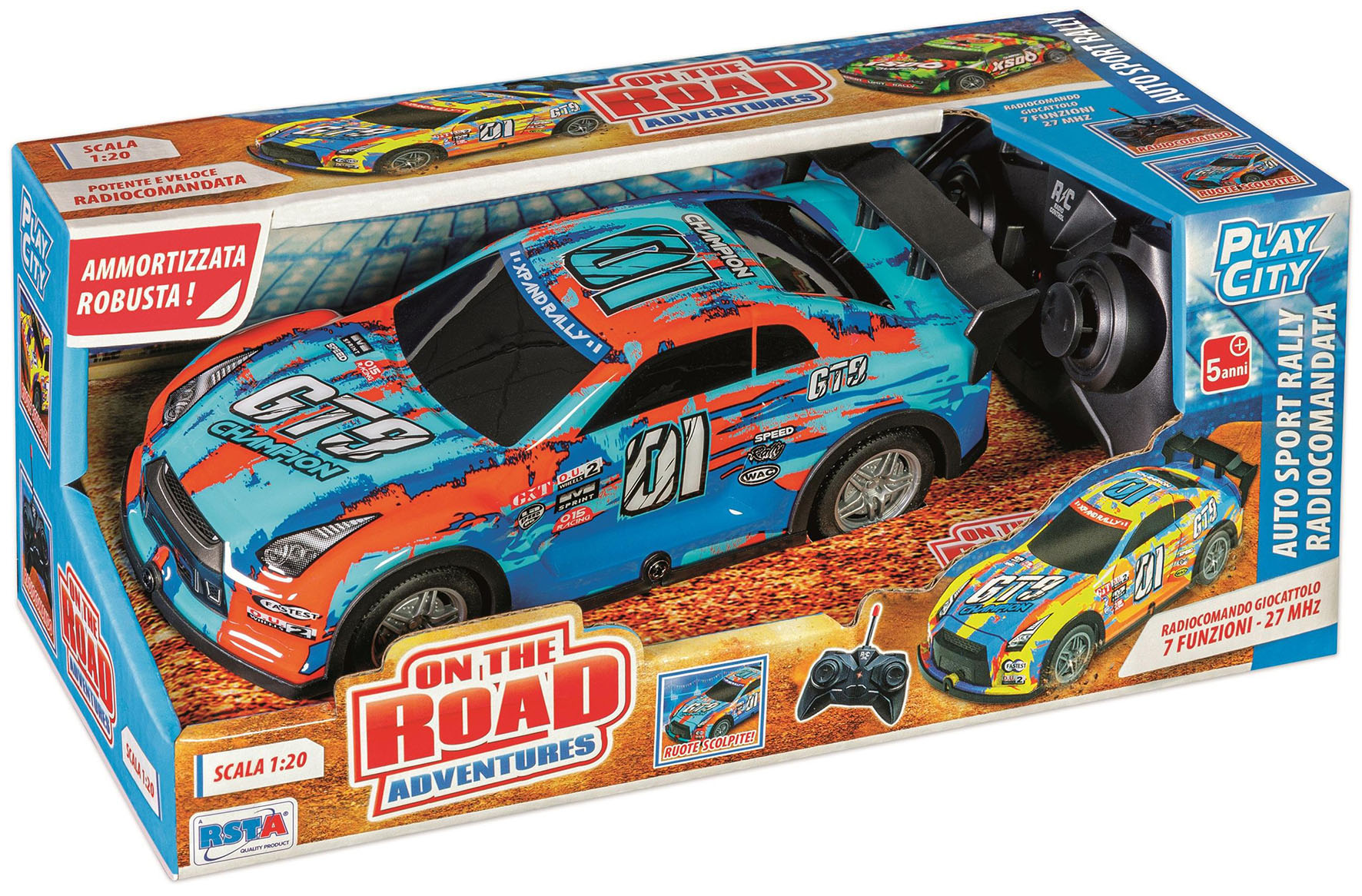 Radiocomando – Auto da rally in scala 1:20 - immagine 3