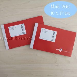 Ricevuta generica – BM – Modello 260 – 50 x 2 copie autoricalcanti