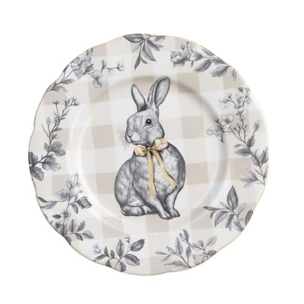 Blanc Mariclò · Piatto da Dessert · Vichy Collection · 21 cm · 1 pz - immagine 4