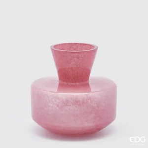 EDG · Enzo De Gasperi · Vaso Rotondo con Collo · Rosa