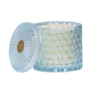 Candela Vetro Shimmer Grande AZURE SANDS 15OZ AQUA DE SOI