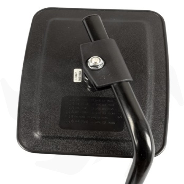 Specchio CPL nero dx vetro bianco PER CABINE FIAT-SAME 230x180mm - immagine 4