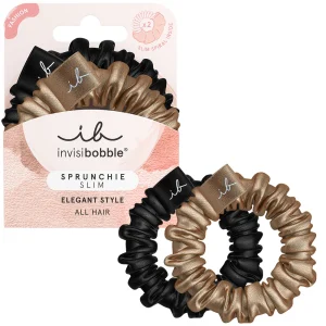 Elastici Scrunchie True Golden 2 pezzi Invisibobble