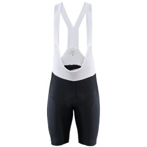 Craft Pantaloncino con bretelle corto bianco nero - Surge Lumen