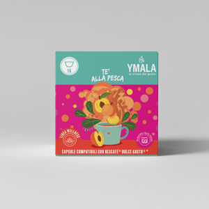Ymala 16 Capsule Compatibili * Dolce Gusto®* Tè alla Pesca
