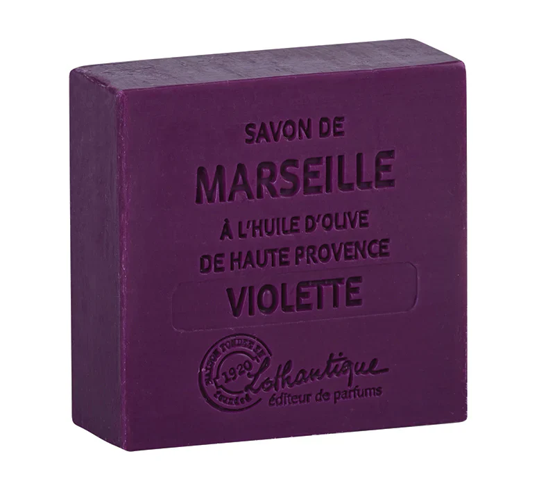 Sapone di Marsiglia Solido Violetta 100gr Lothantique