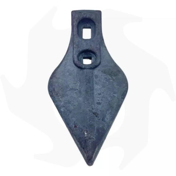 Vomerino a lancia per ancora estirpatore con foro ed asola 120x230mm - immagine 3