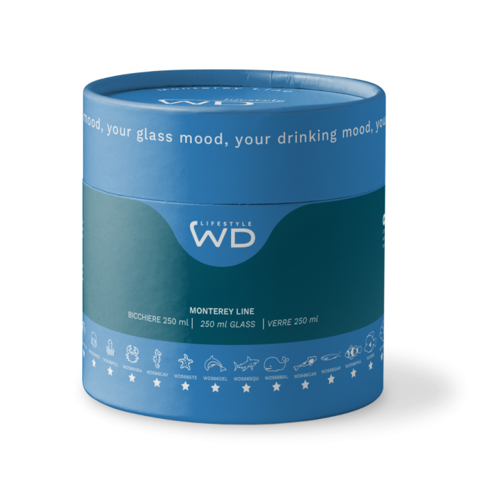 Bicchiere Vetro Borosilicato Balena WD Lifestyle - immagine 3